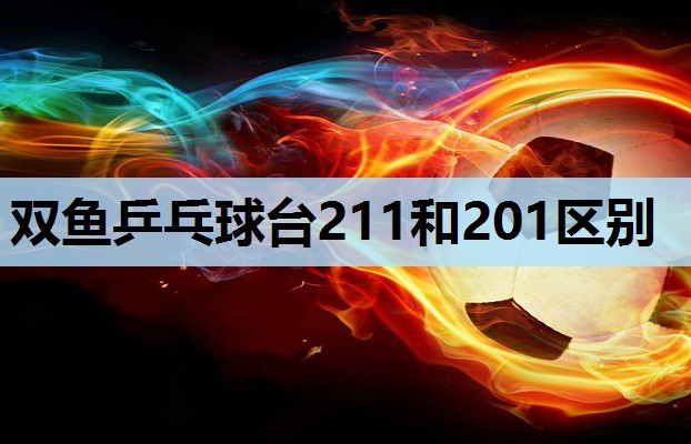 双鱼乒乓球台211和201区别