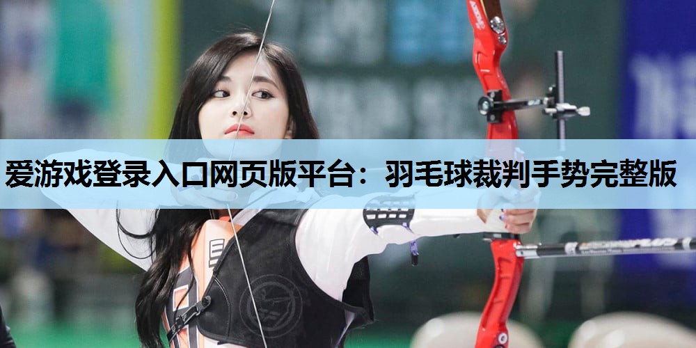 爱游戏登录入口网页版平台：羽毛球裁判手势完整版