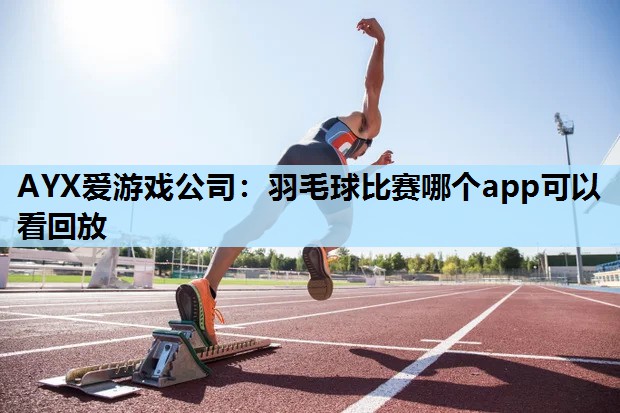 羽毛球比赛哪个app可以看回放